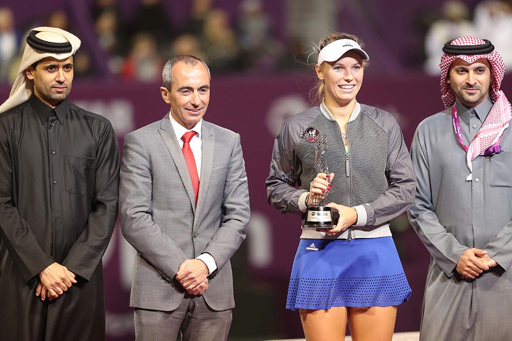 Caroline Wozniacki Reaches First Final of the Year in Qatar